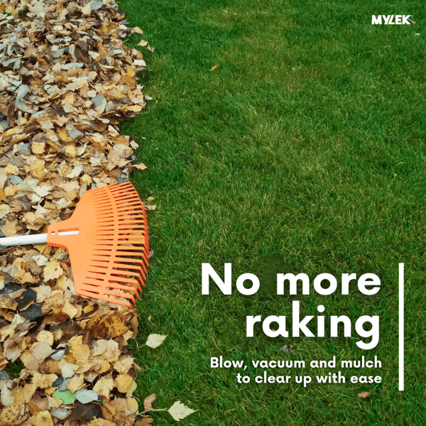 Mylek Leaf Blower And Vacuum, 3000W Garden Shredder Mulcher And Rake With And Two Collection Bags