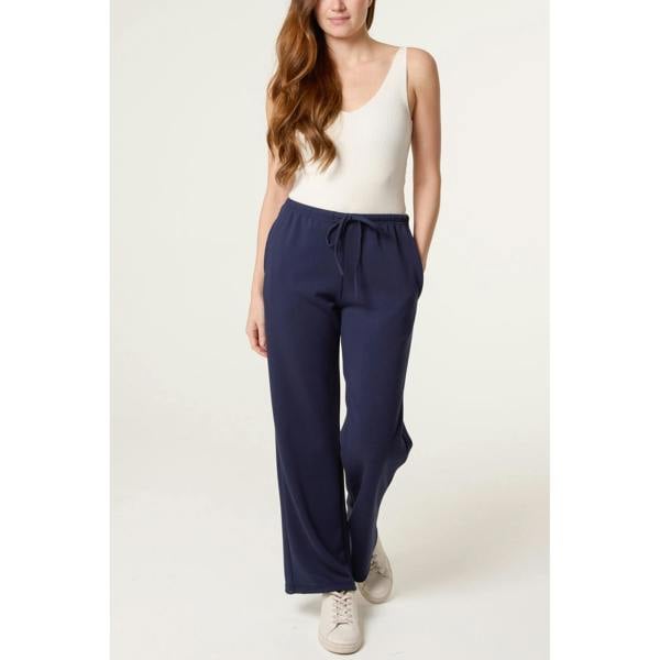 Blue Vanilla Drawstring Soft Jersey Joggers