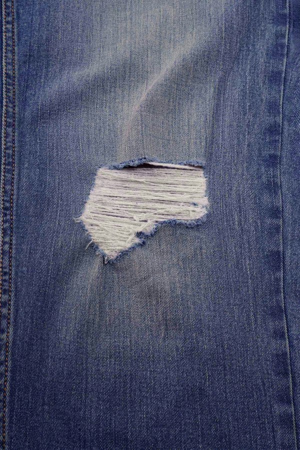 ENORSIA Womens  Straight Fit Ripped Jeans