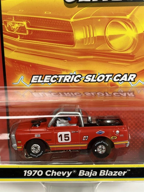 Auto World Slot Cars 1970 Chevy Baja Blazer Red Thunderjet Ultra G HO Slot Car SC367-5