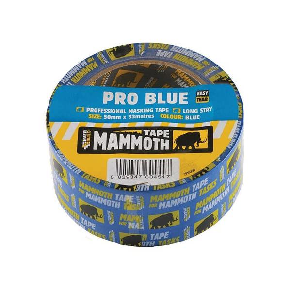 Everbuild Sika Pro Blue Masking Tape - Multi Colour