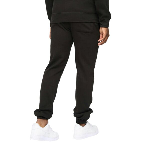 Crosshatch Mens Jamals Jogging Bottoms - Black