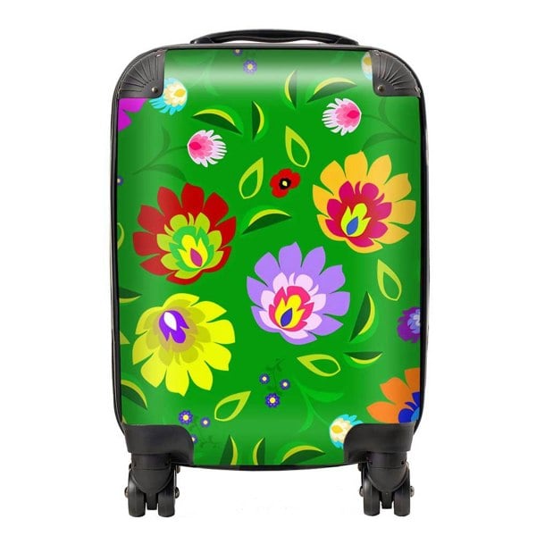 Warren Reed Polish Folk Floral Suitcase