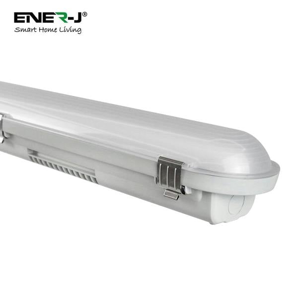ENER-J Non Corrosive Waterproof Fitting, 1.5M 50W, 120 Lumens/W, CCT switchable with 4W Emergency | Single pack