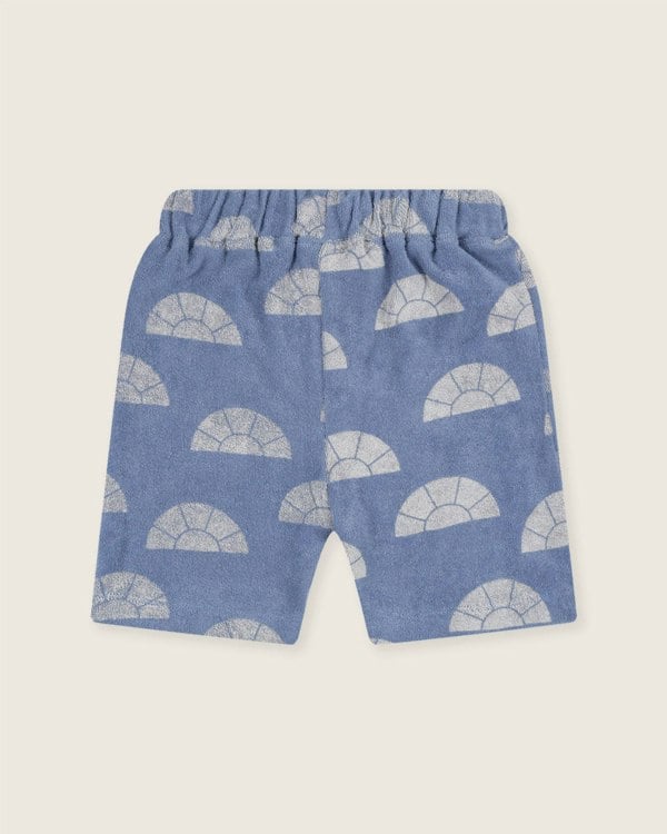 Sustainable organic cotton terry towelling kids shorts