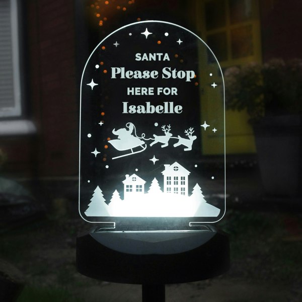 Personalised Memento Company Personalised Christmas Outdoor Solar Light
