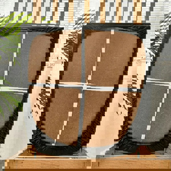 Anyhouz Chair Cover Plain Black Stretch Seat Cover for Home Dinning Kitchen Washable Removable