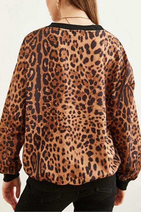 Hoxton Gal Basic Soft-Textured Oversized Sweatshirt