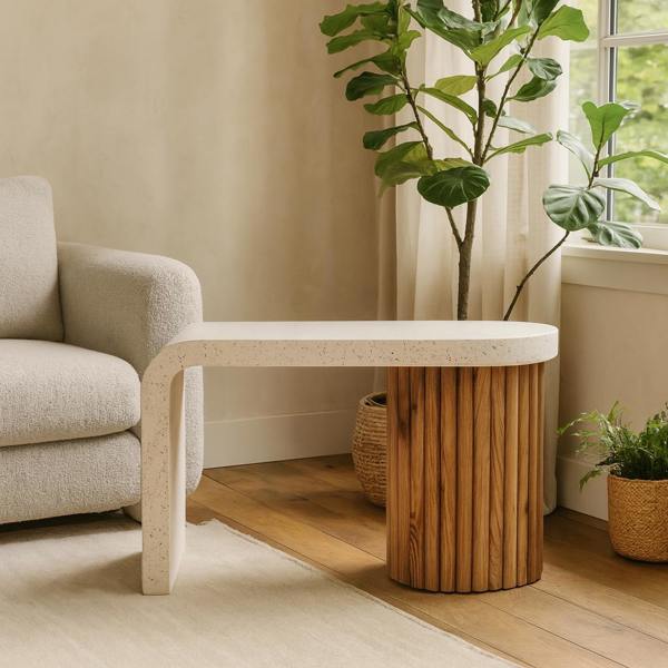 Wyld Haus Saint-Cirq-Lapopie Serenity Terrazzo Coffee Table