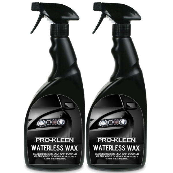ProKleen Pro-Kleen Wash & Wax Shampoo with Carnauba Wax 2x 700ml - pH Neutral Professional Car Wash Shampoo
