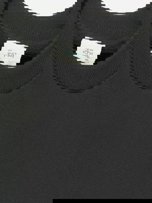 Fendi Kids Fendi Girls Cropped FF Logo Top in Black