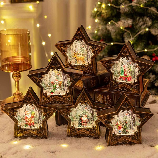Leaper Christmas Crystal Light Tabletop Ornament