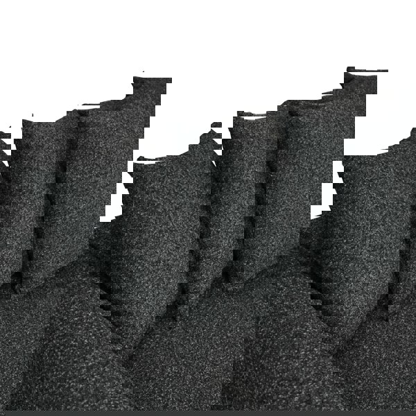 Furnishings For Less Paris Boucle Charcoal Fabric Sofa Suite