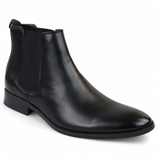 Dolcetto Men's Chelsea Slip-On Office Ankle Boots