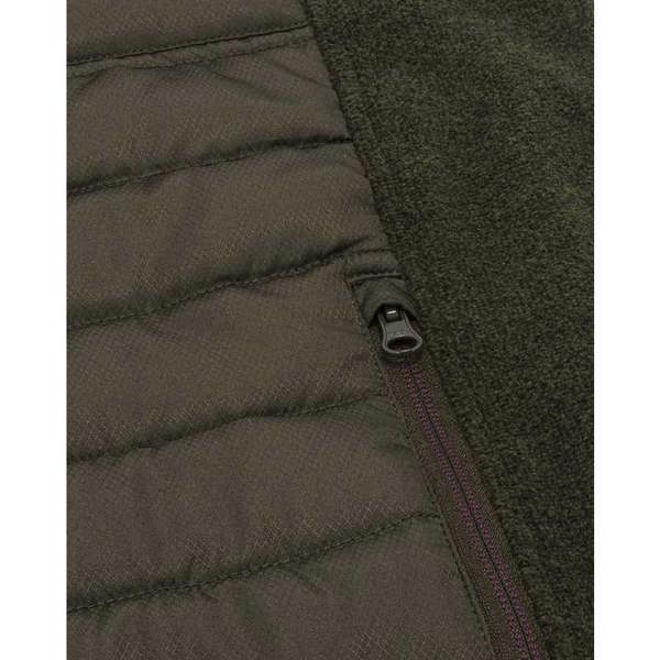Warm quilted jacket with fleece, the Hoggs of Fife Melville Hybrid Jacket