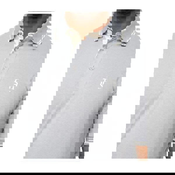 Crosshatch Mens Preece Polo Shirt - Light Blue - 