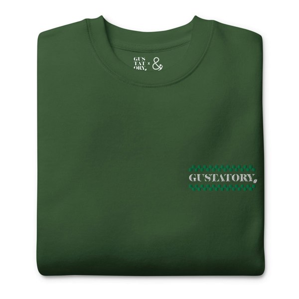 ANCHOR & CREW x GUSTATORY Have A Good Day Cotton Blend Embroidered Sweatshirt