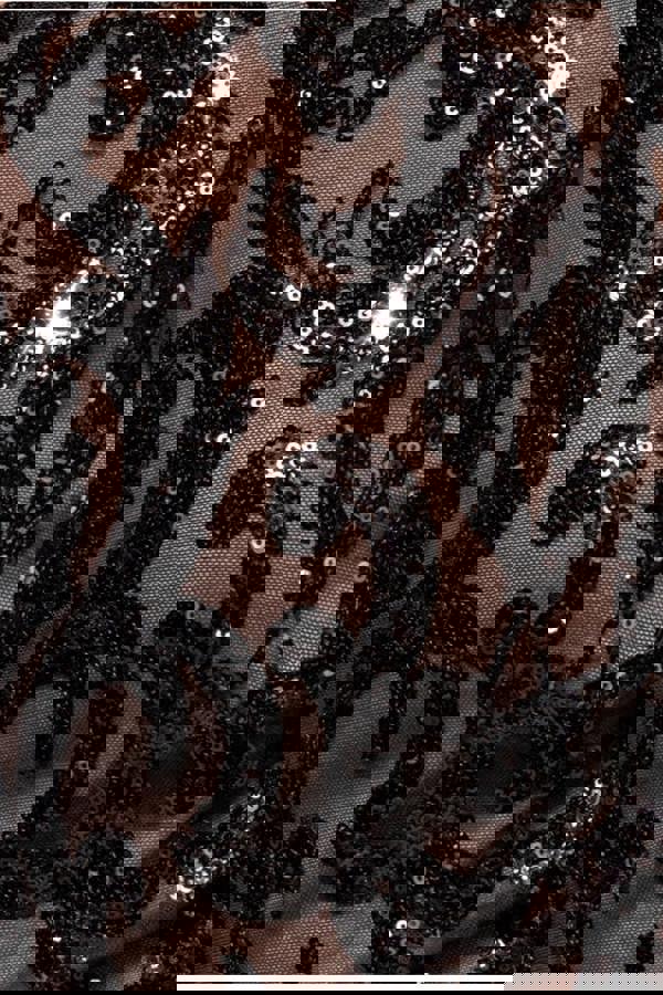 Tassel Split Maxi Dress - Black DR2616