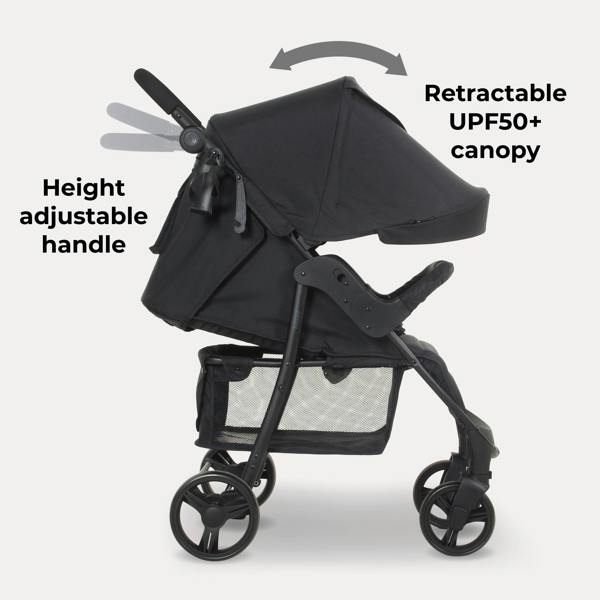 My Babiie MB30 Plus Pushchair - Black
