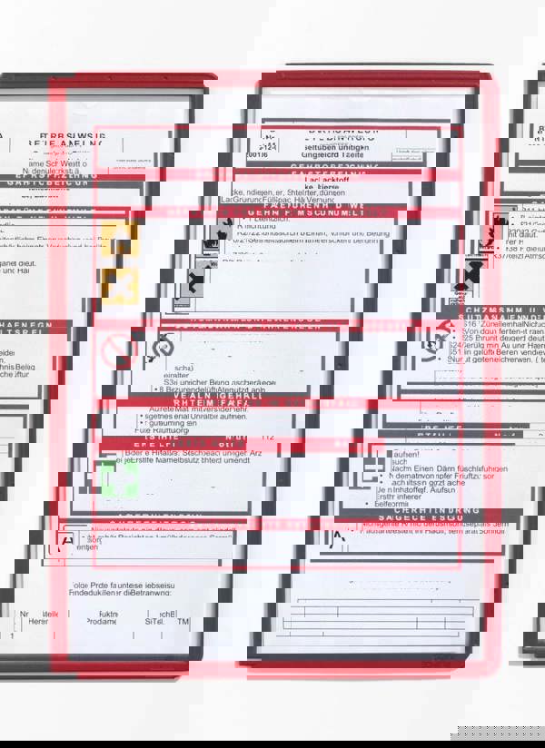 Durable SHERPA Replacement Display Panels | 5 Pack | A4 Red