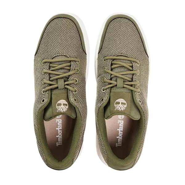 Timberland Mens Maple Grove Knitted Lace Up Trainers - Deep Lichen Green - 