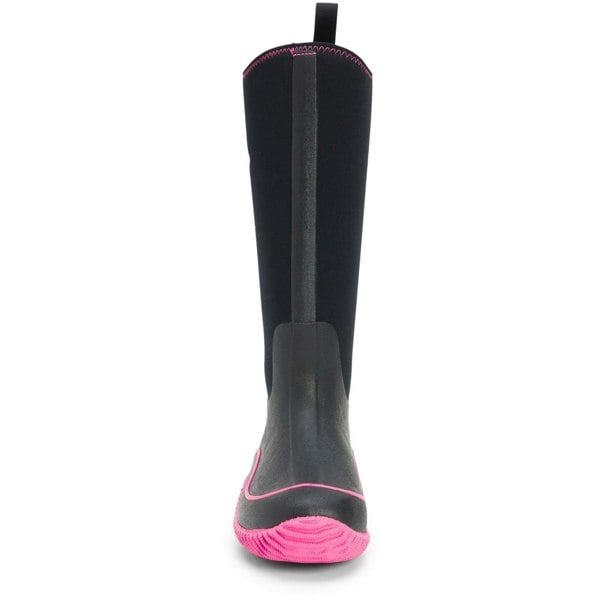 Muck Boots Hale Pull On Women's Wellington Boots in Black/Pink