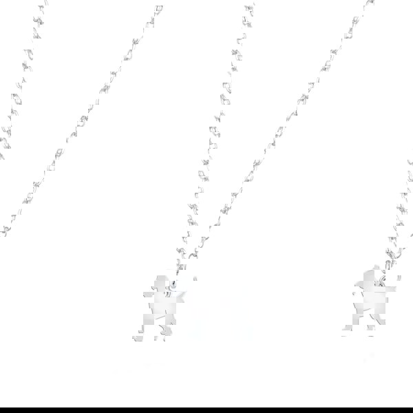 Welsh Terrier Silhouette Silver Necklace - Personalised - MYLEE London