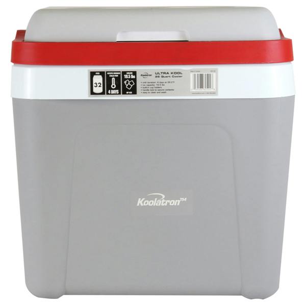 Koolatron Portable Cool Box 25L Mini Ice Chest Cooler Carry Handle for Camping Beach Fishing Travel RV