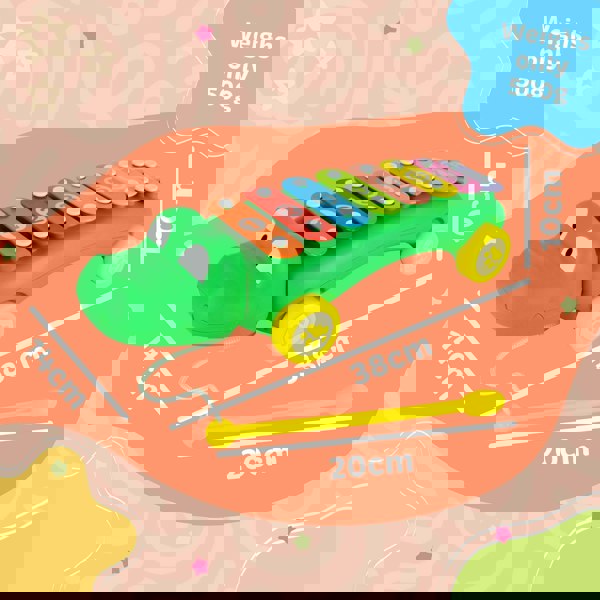Little Star Crocodile Pull Along Xylophone