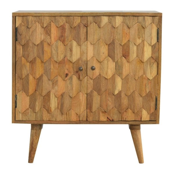 Artisan Furniture Pineapple Carved Cabinet