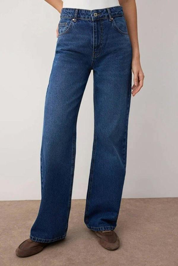 WOVCOR High Waist Wide Leg Jeans
