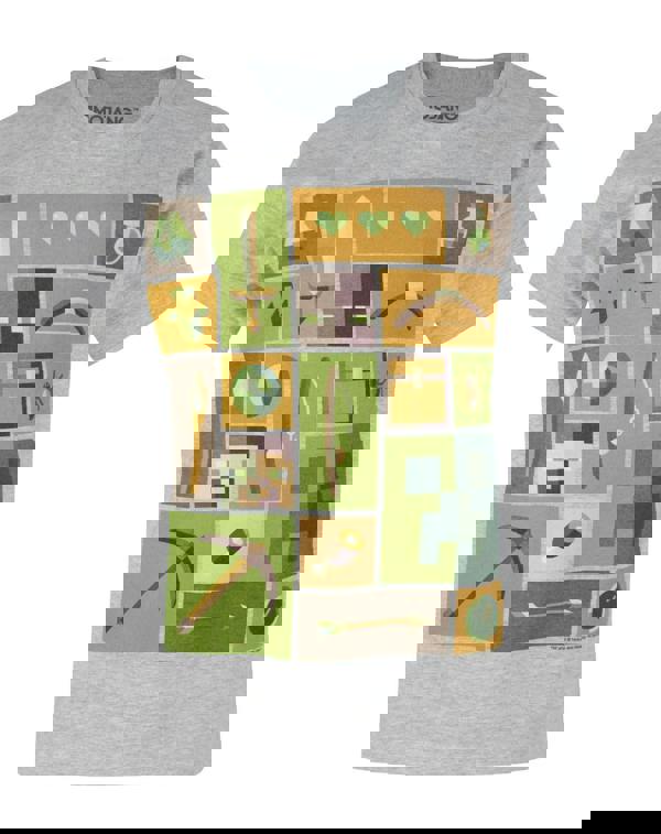 Minecraft Boys Grey Minecraft Tools Short Sleeved T-Shirt