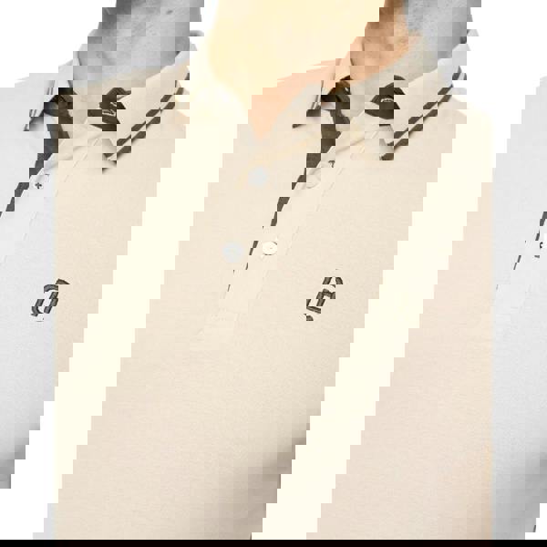 Crosshatch Mens Mackerby Polo Shirt - Off White - 