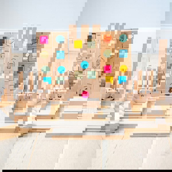 tickit Wooden Building Gem Blocks Super Set