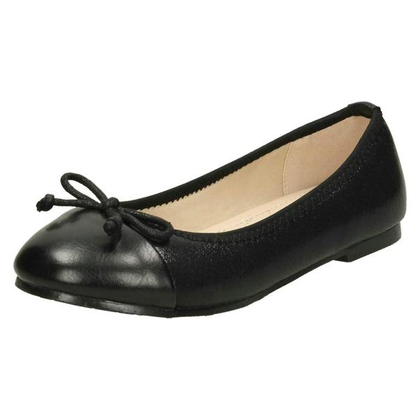 Spot On Girls Spot On Bow Detailed Ballerina Shoes