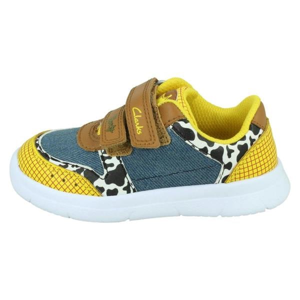 Clarks Childrens Clarks Hook & Loop Casual Trainers Ath Howdy