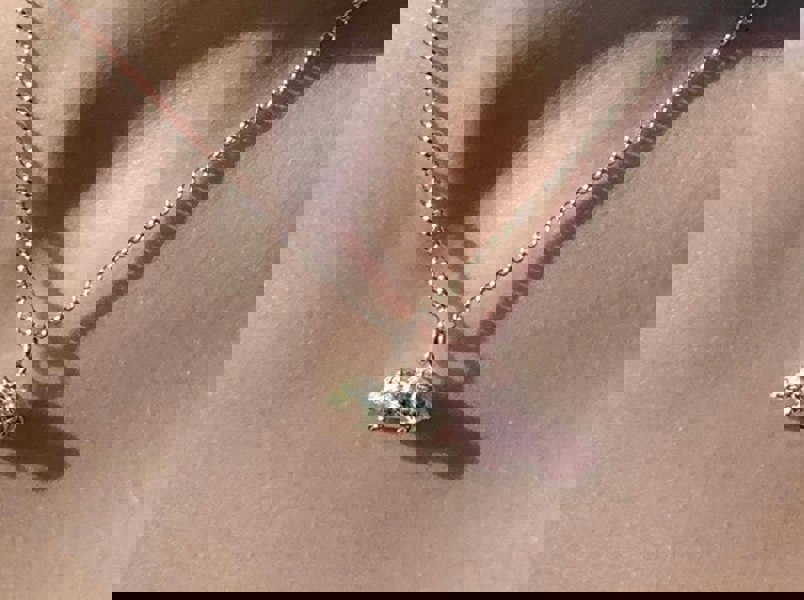 Hamster Silver Necklace - Personalised - MYLEE London