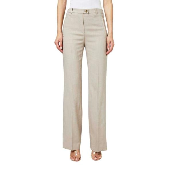 Boss Womens/Ladies Tailored Trousers - Beige - 
