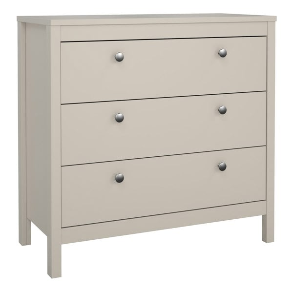 Furniture To Go Madrid Chest 3 Drawers in Cashmere