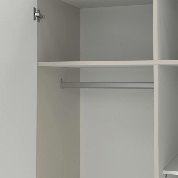 Furniture To Go Sprint Wardrobe with 2 Doors + 3 Drawers in Cashmere