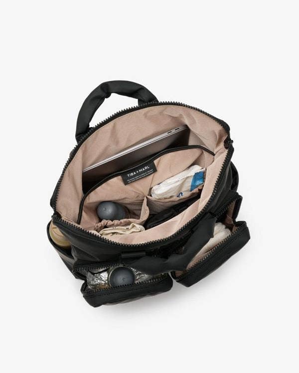 Tiba + Marl Ozzy Changing Tote / Backpack 2.0 Matte Black