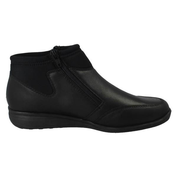 Rieker Ladies Rieker Extra Wide Double Zip Ankle Boots 47270