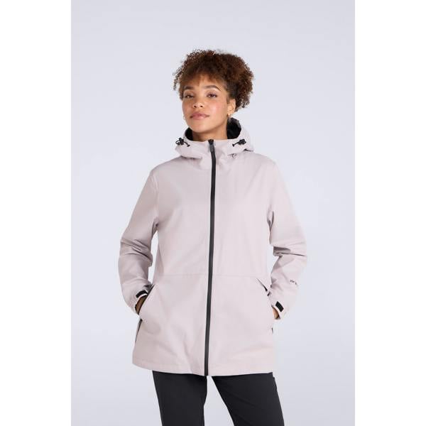 Animal Womens/Ladies Pace Packable Waterproof Jacket - Beige