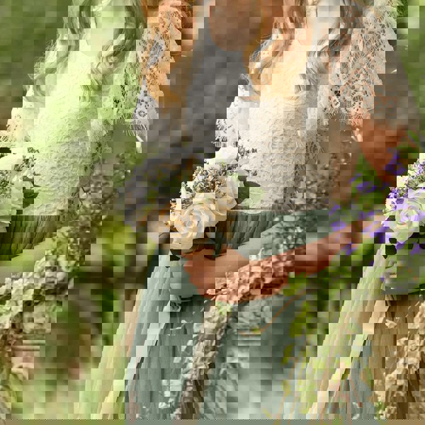 Hunter Green Flower Girl Dress