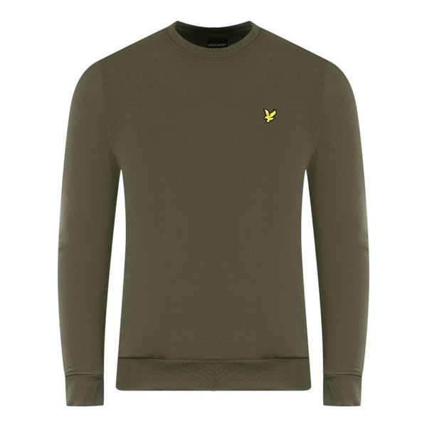 Lyle & Scott Ripstop Panel Sweater - Green