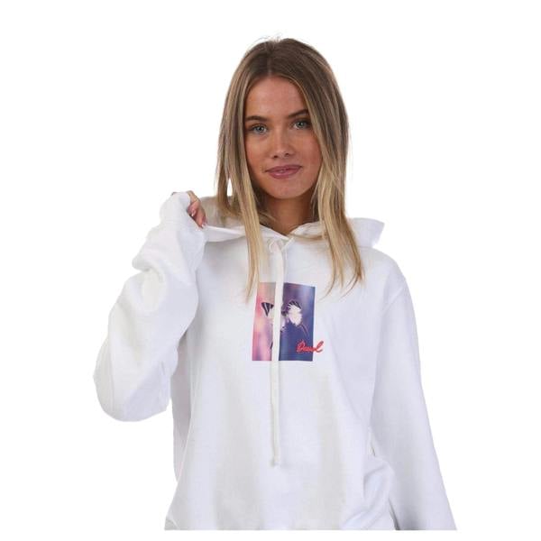 Diesel Womens/Ladies Reggy Relaxed Fit Hoodie - White - 