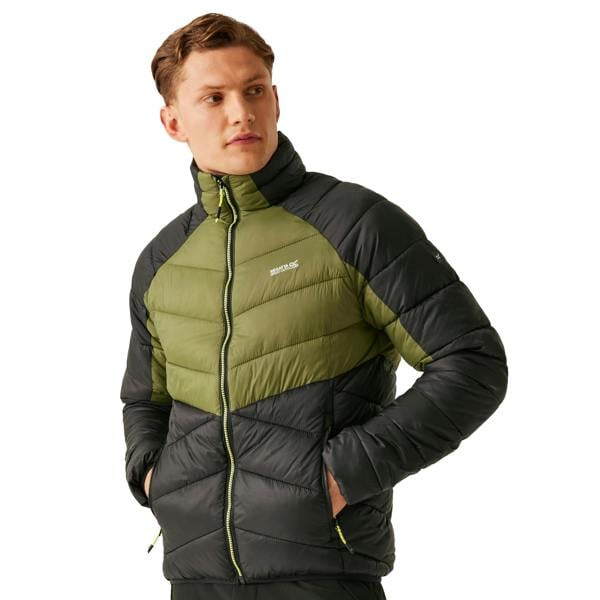 Regatta Mens Dalent Padded Jacket - Nephrite Green/Black - 