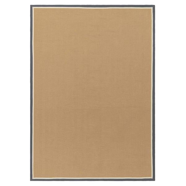 Asiatic Bordo Herringbone Jute Slate Rug