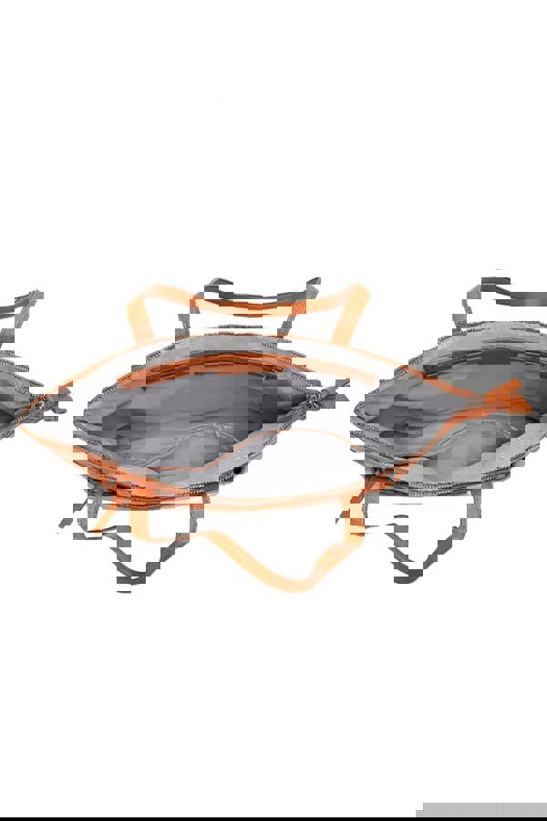 Pluspup Large Tote Shoulder Bag with Zipper Closure and Inner Pockets