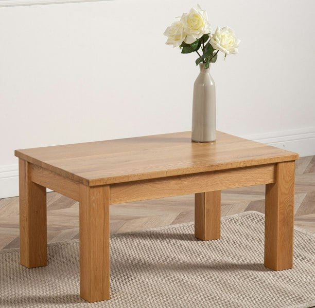 That's Furniture Oslo Solid Oak Coffee Table for Living Room